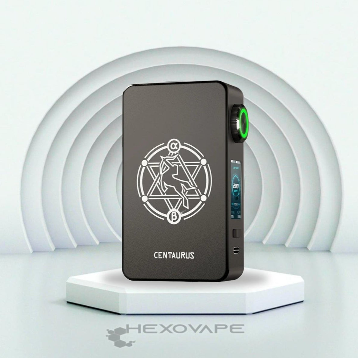Centaurus m200 lost vape cigarette électronique pas chère Hexovape gunmetal grey