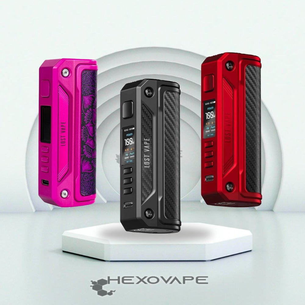 Box Thelema Solo Mod CE Accu 21700 | Lost Vape Hexovape.com Box Thelema Solo Mod CE Accu 21700 | Lost Vape Hexovape.com