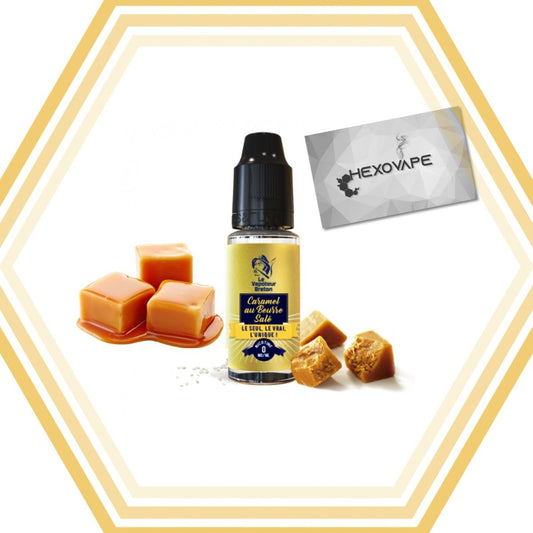 Caramel Au Beurre Salé - Le Vapoteur Breton - Hexovape - E - liquide - Le Vapoteur Breton - 10ml