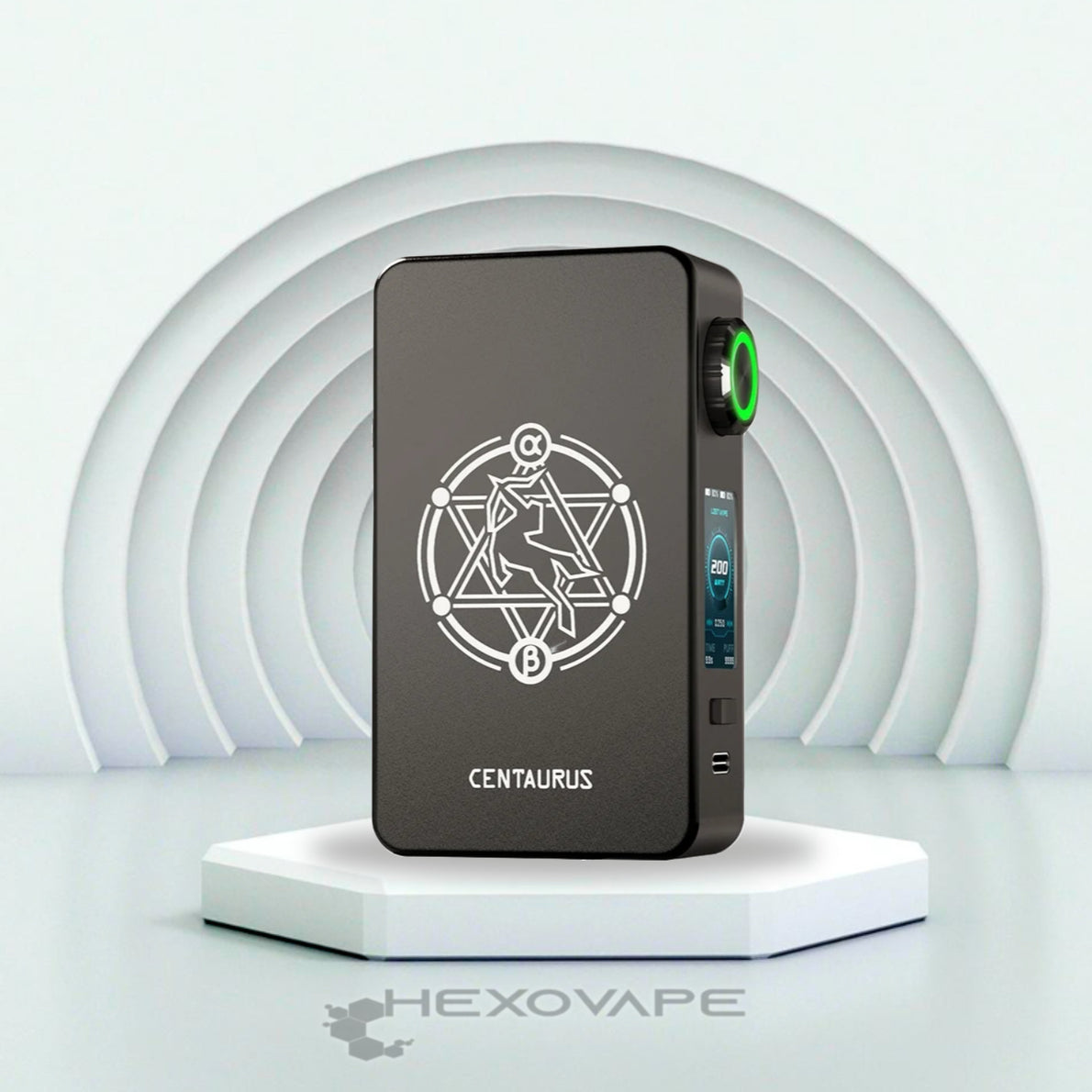 Centaurus m200 lost vape cigarette électronique pas chère Hexovape gunmetal grey