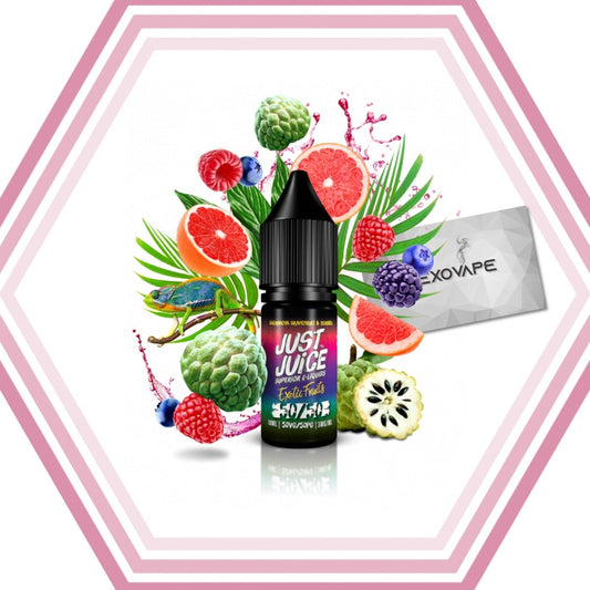 Cherimoya, Pamplemousse et baies - Just Juice - Hexovape.com