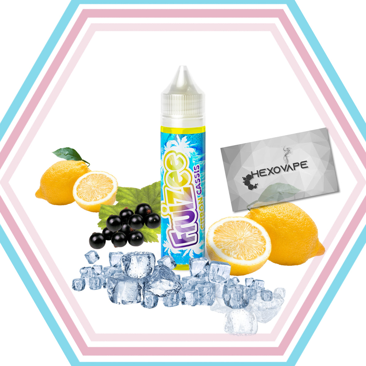 Citron Cassis 50ml Fruizee - Eliquid France - Hexovape.com