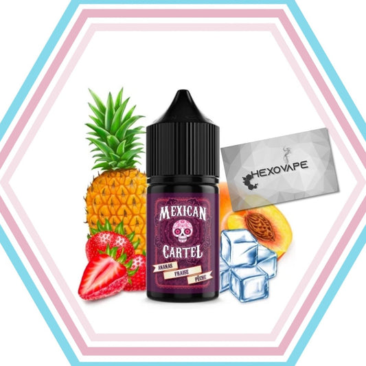 Concentré Ananas Fraise Pêche - Mexican Cartel - Hexovape - DIY - Mexican Cartel - DIY
