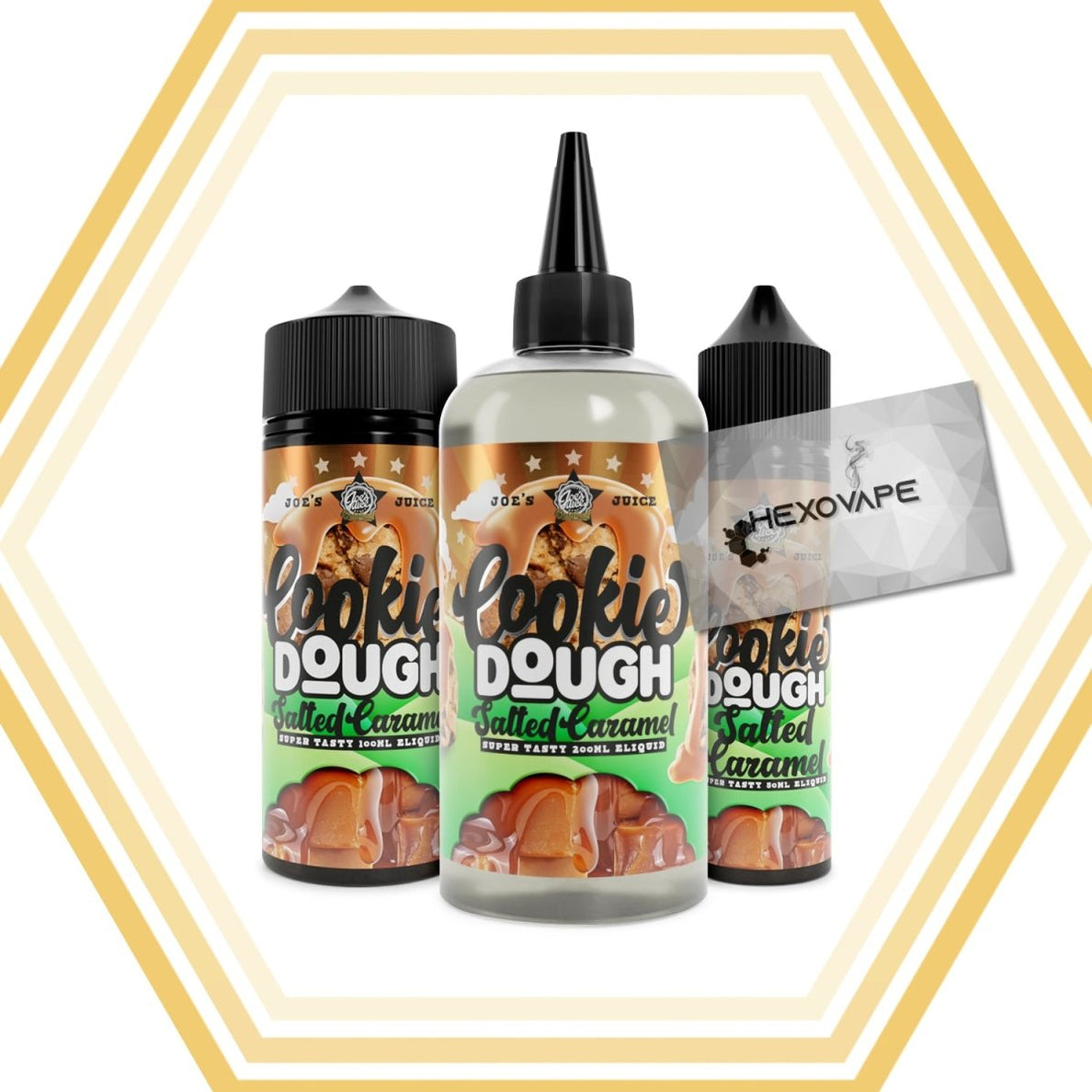 Cookie Dough Salted Caramel 200ml - Joe's Juice - Hexovape - E - liquide - Joe's juice - 200ml