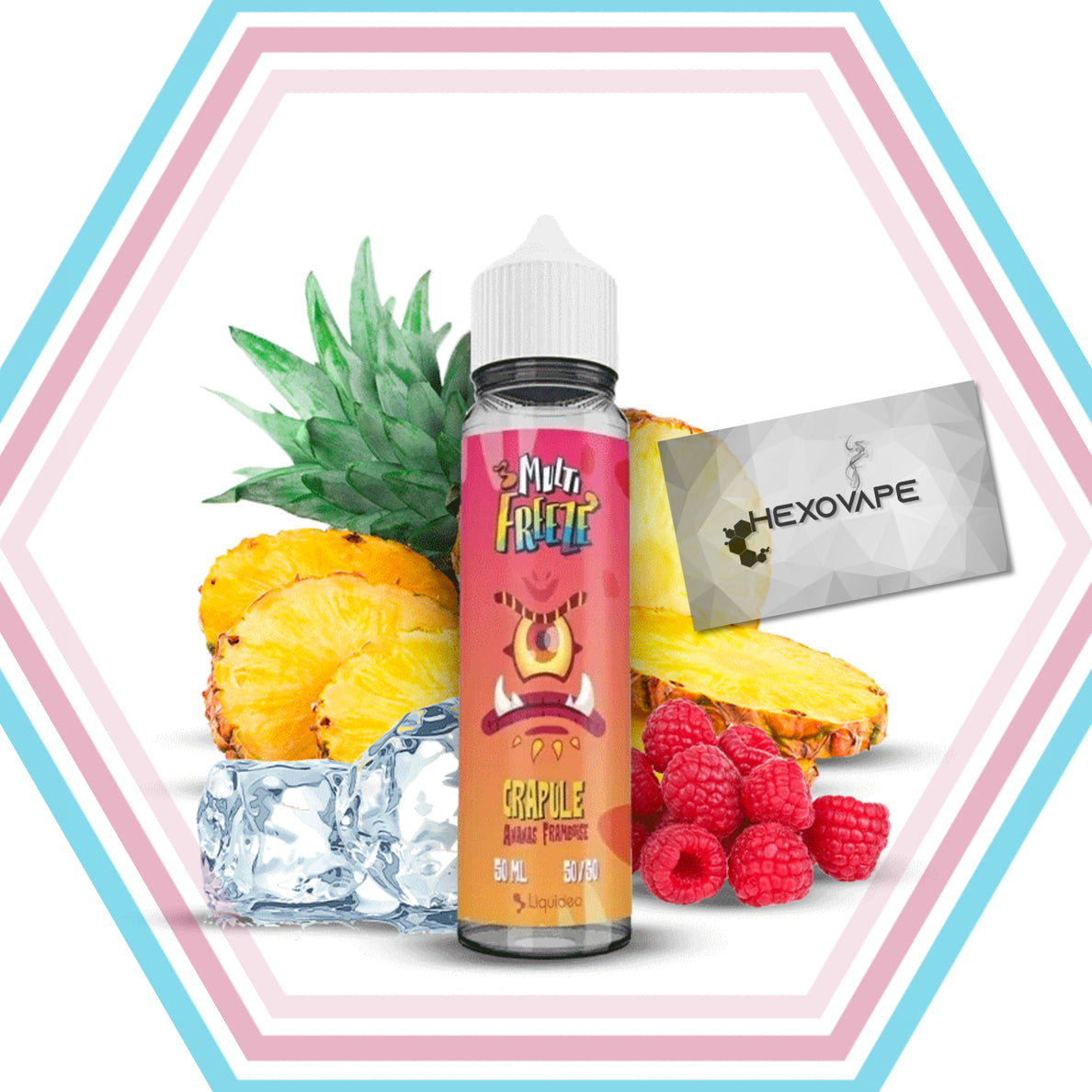 Crapule Multi Freeze 50ml - Liquideo - Hexovape.com