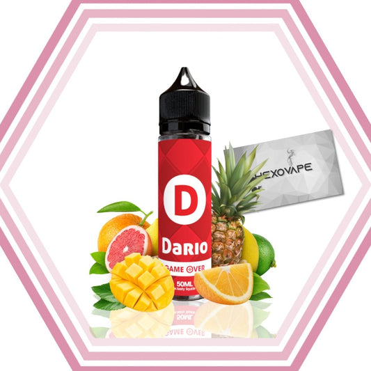 Dario 50ml - Game Over - Hexovape - E - liquide - Game Over - 50ml