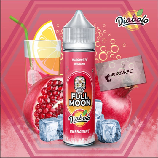 Diabolo Grenadine 50ml - Full Moon - Hexovape - E - liquide - Full Moon - 50ml