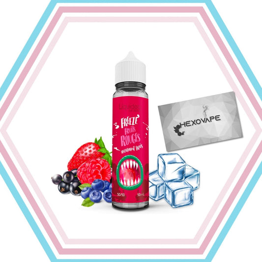 Freeze Fruits Rouges 50ml - Liquideo - Hexovape - E - liquide - Liquidéo - 50ml