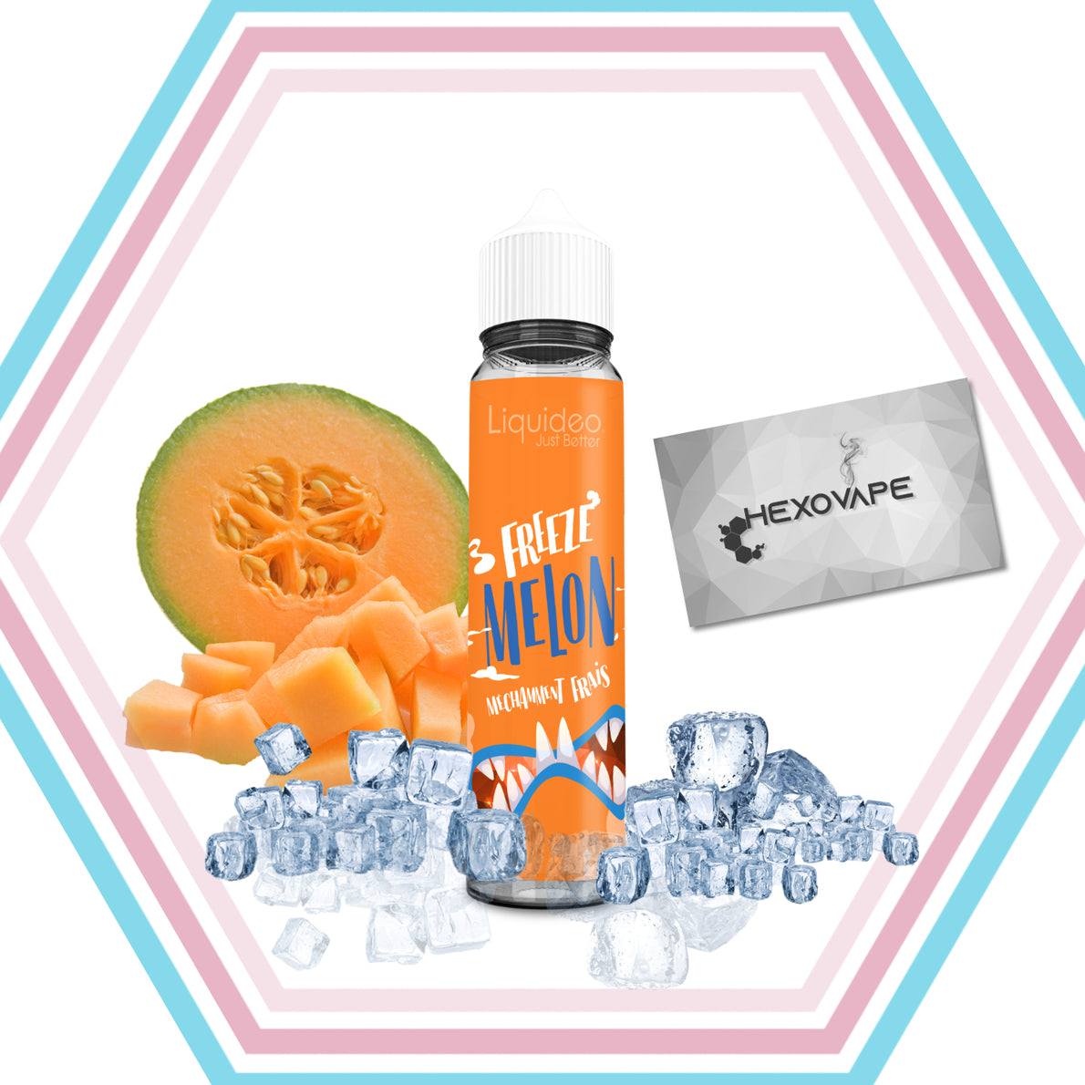 Freeze Melon 50ml - Liquideo - Hexovape.com