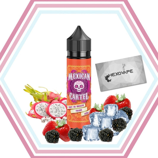 Fruit du dragon Fraise Mûre 50/100ml - Mexican Cartel - Hexovape - E - liquide - Mexican Cartel - 100ml