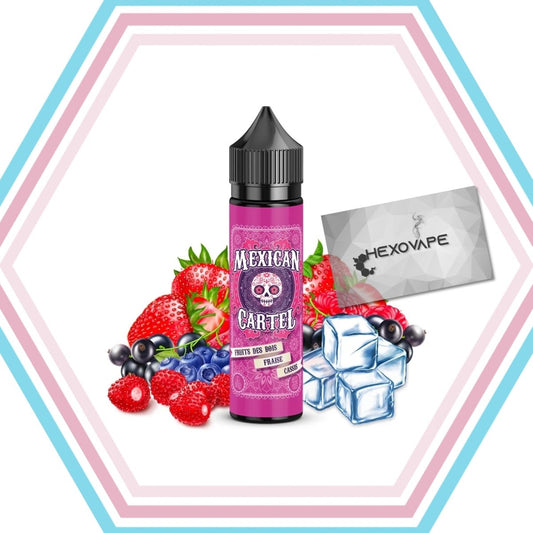 Fruits des Bois Fraise Cassis 50/100ml - Mexican Cartel - Hexovape - E - liquide - Mexican Cartel - 100ml