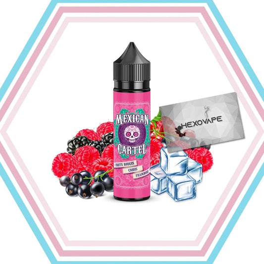 Fruits Rouges Cassis Framboise 50/100ml - Mexican Cartel - Hexovape - E - liquide - Mexican Cartel - 100ml