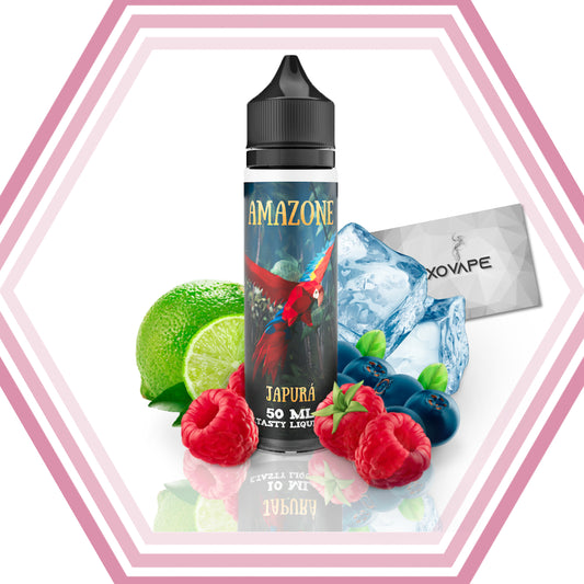 japura 50ml sans nicotine amazone etasty eliquide hexovape Pas cher citron framboise cassis