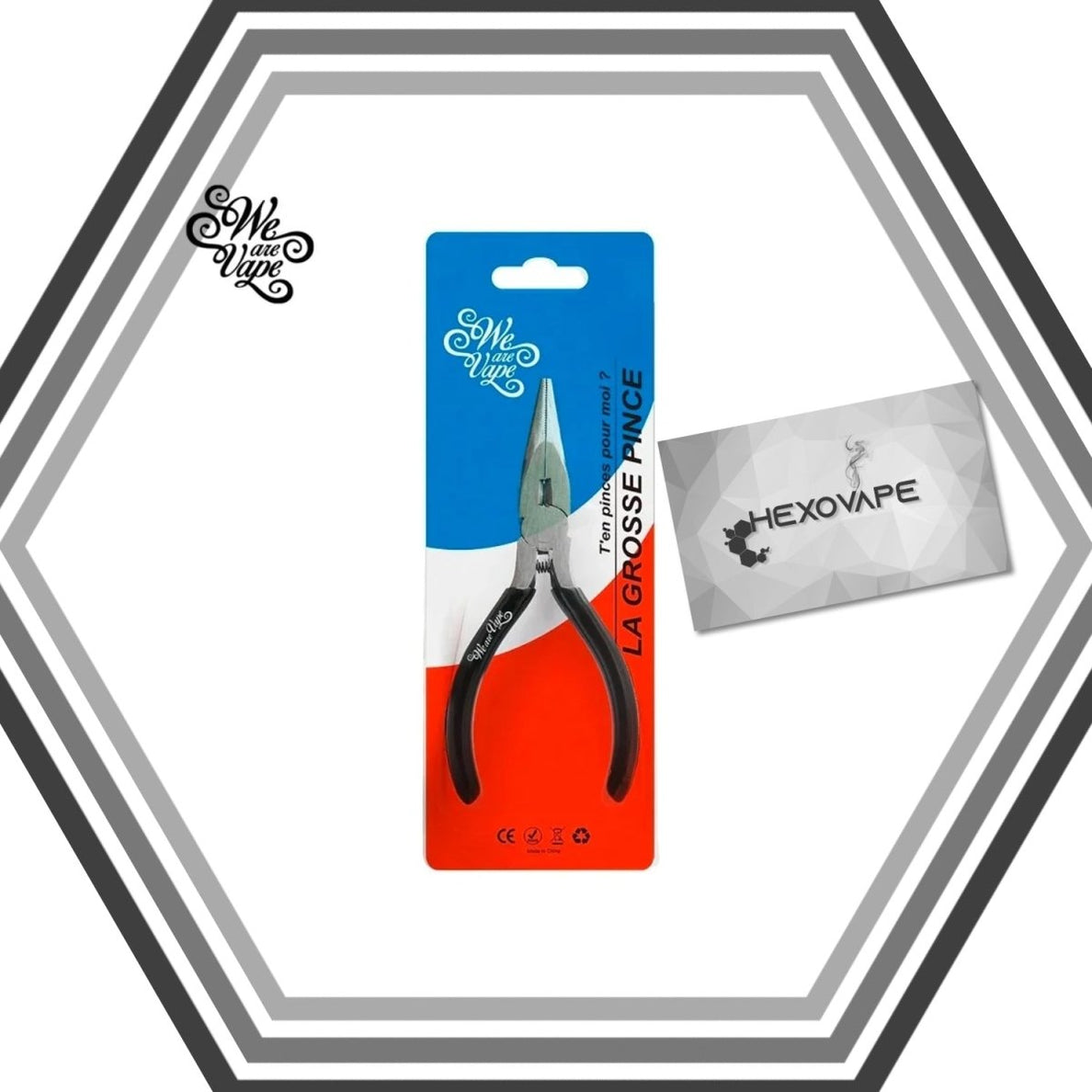 La Grosse Pince - We are Vape - Hexovape - accessoire vape - We are Vape - Reconstructible