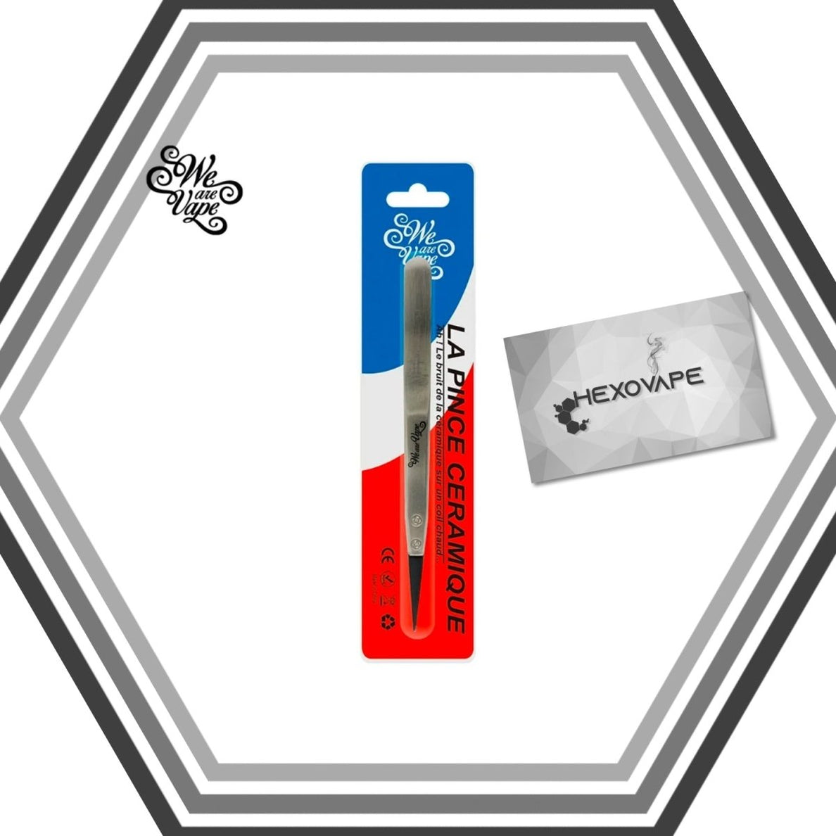 La Pince Céramique - We are Vape - Hexovape - accessoire vape - We are Vape - Reconstructible