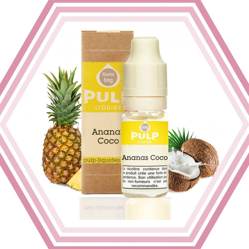 Ananas Coco 10ml E-liquide Tropical Fruit | PULP Hexovape.com Ananas Coco 10ml E-liquide Tropical Fruit | PULP Hexovape.com