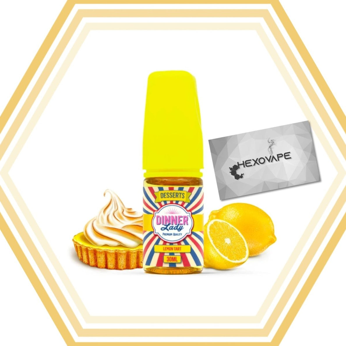 Lemon Tart Concentré - Dinner Lady - Hexovape - DIY - Dinner Lady - Dinner Lady