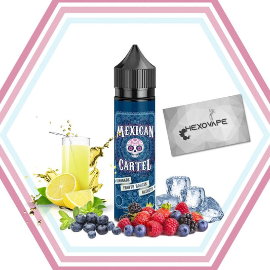 Limonade Fruits Rouges Bleuets 50/100ml - Mexican Cartel - Hexovape - E - liquide - Mexican Cartel - 100ml