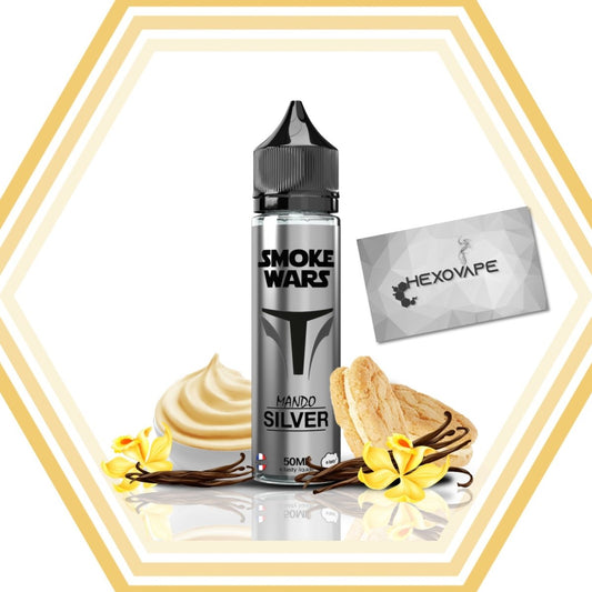 Mando Silver 50ml - Smoke Wars - Hexovape - E - liquide - Smoke wars - 50ml
