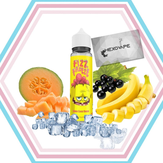 Melon Cassis Banane 50ml - Fizz and Freeze - Hexovape - E - liquide - Liquidéo - 50ml