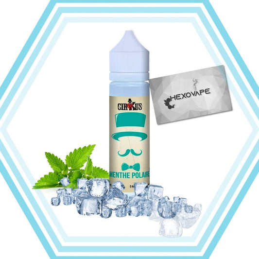 Menthe Polaire 50ml - Cirkus - Hexovape - E - liquide - VDLV - 50ml