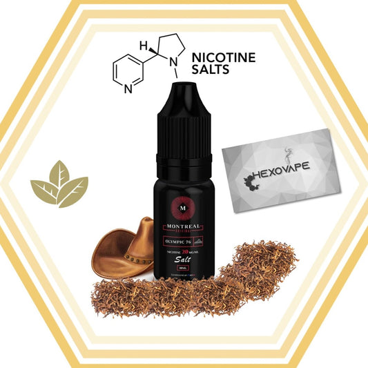 Olympic 76 Nic Salt - Montreal Original - Hexovape - E - liquide - Montreal - 10ml