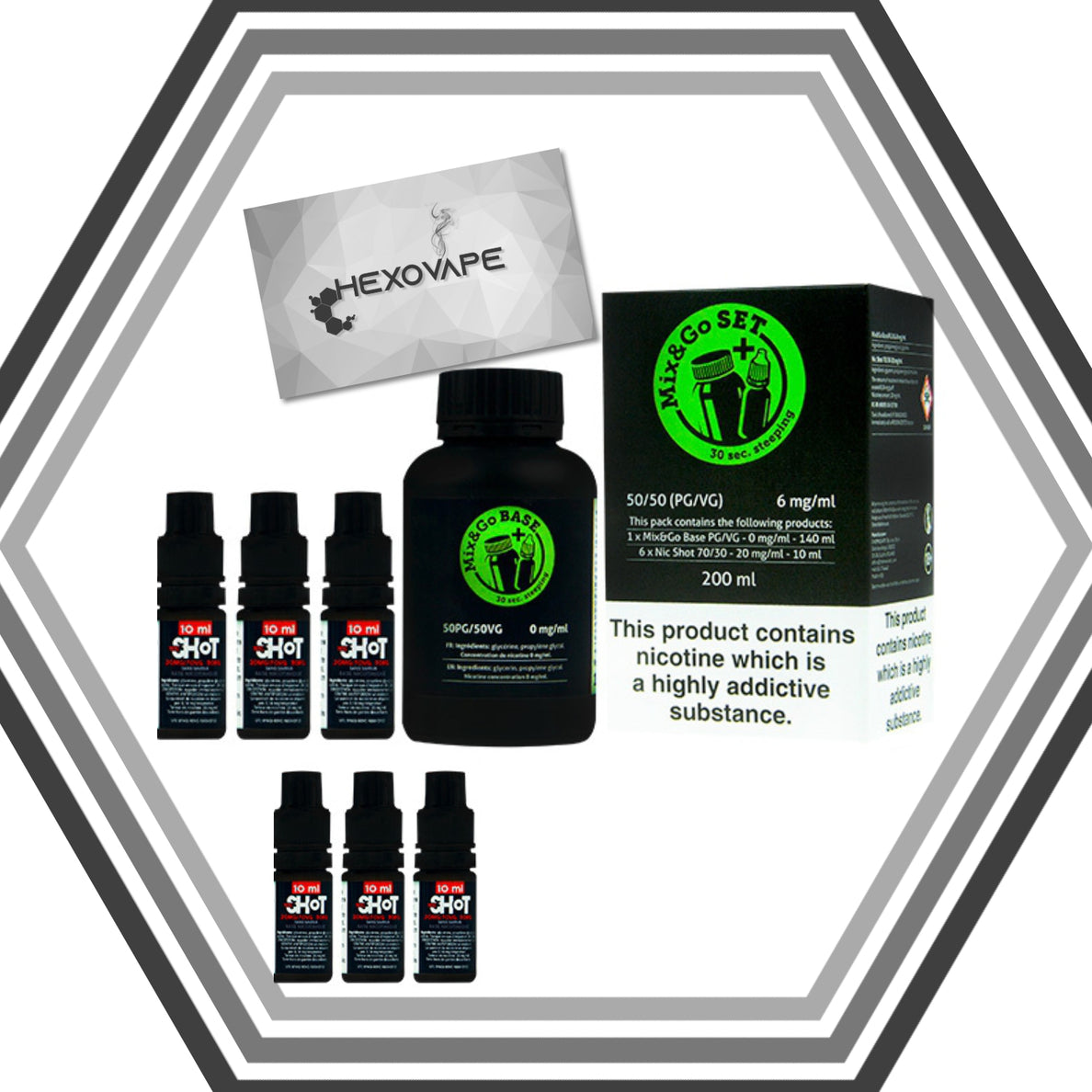 pack 200ml chemnovatics 6mg pour DIY