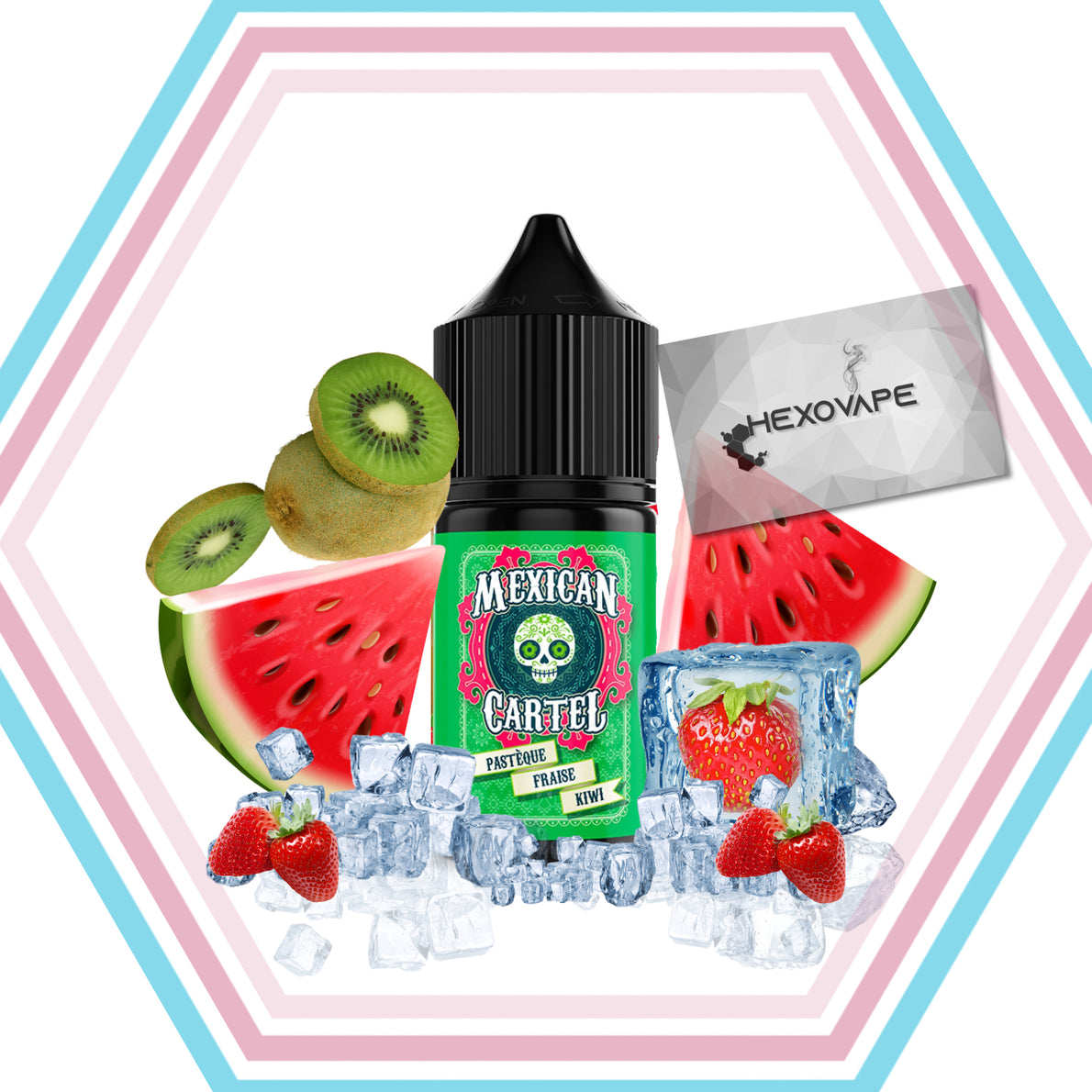 Concentré Pastèque Fraise Kiwi - Mexican Cartel