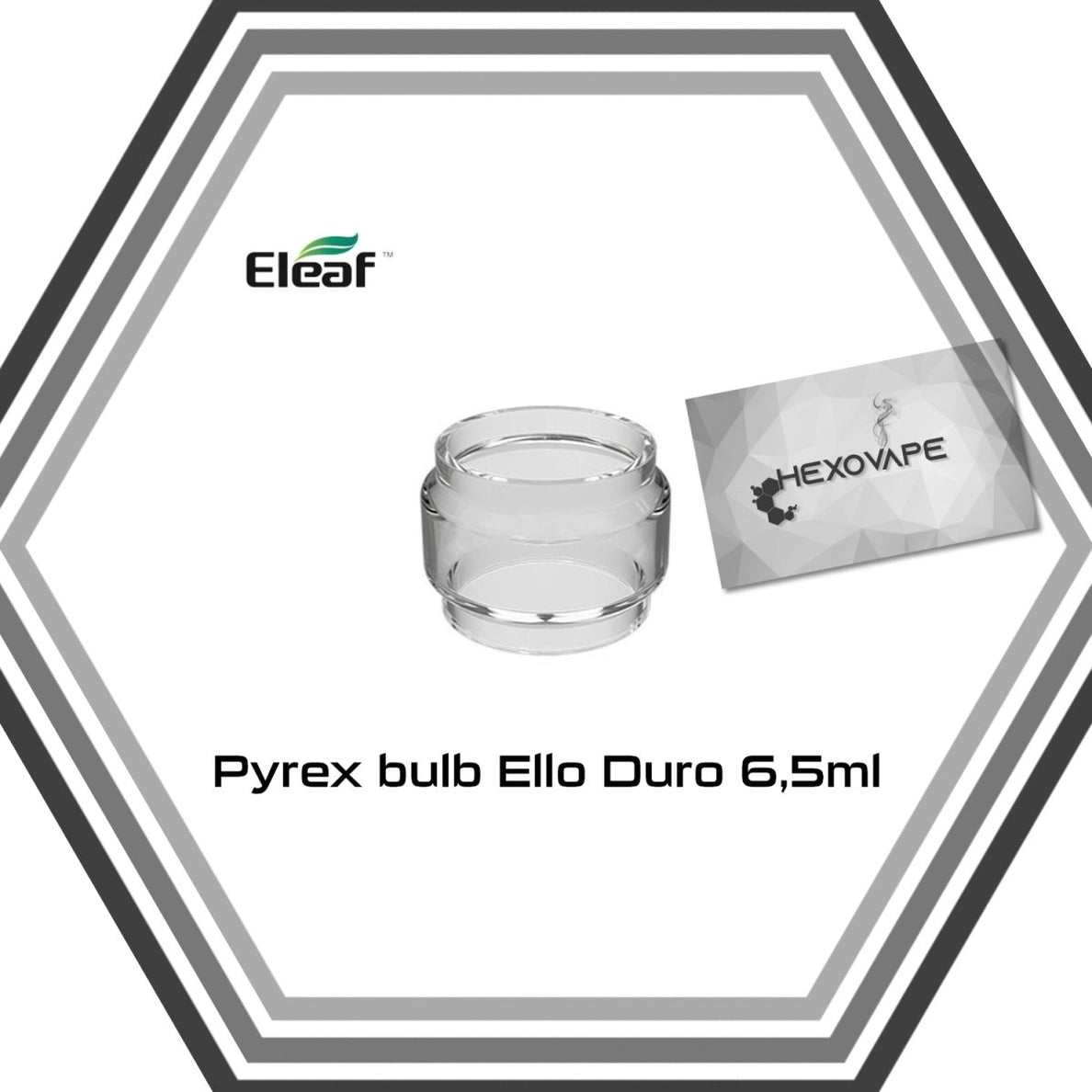 Pyrex Bulb Ello Vate - Eleaf - Hexovape - accessoire vape - Eleaf - accessoire