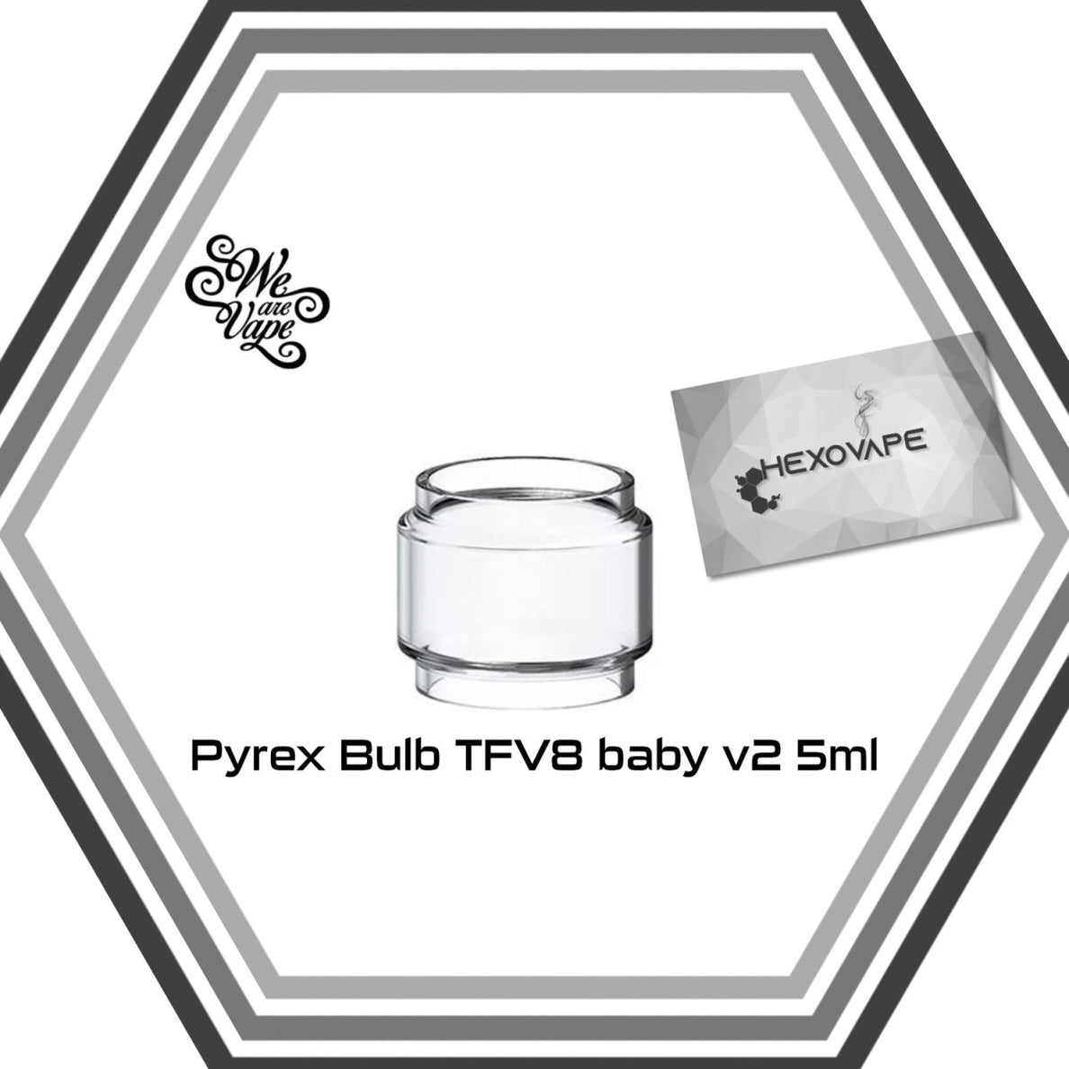 Pyrex Bulb TFV8 Baby V2 - Smok - Hexovape - accessoire vape - Smok - accessoire
