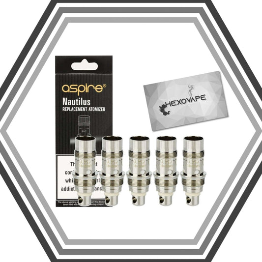 Résistance BVC Nautilus 1.8 Ω - Aspire - Hexovape.com