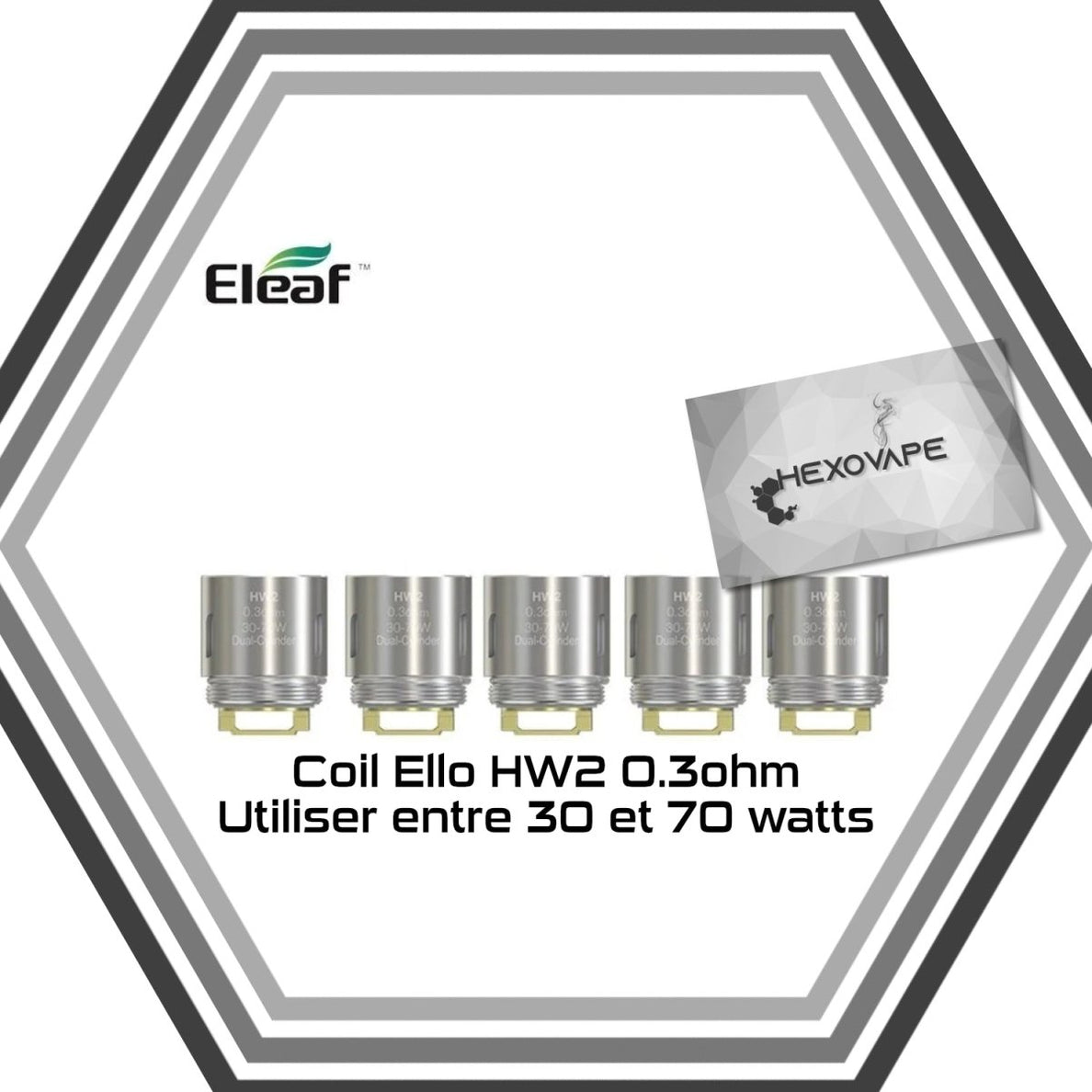 Résistance Ello HW series - Eleaf - Hexovape - Résistances - Eleaf - Eleaf