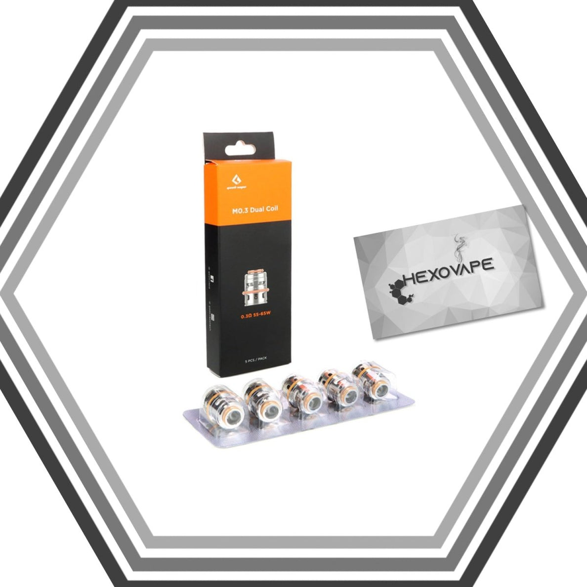 Résistance M Series Coil - Geek Vape - Hexovape - Résistances - Geekvape - Geekvape