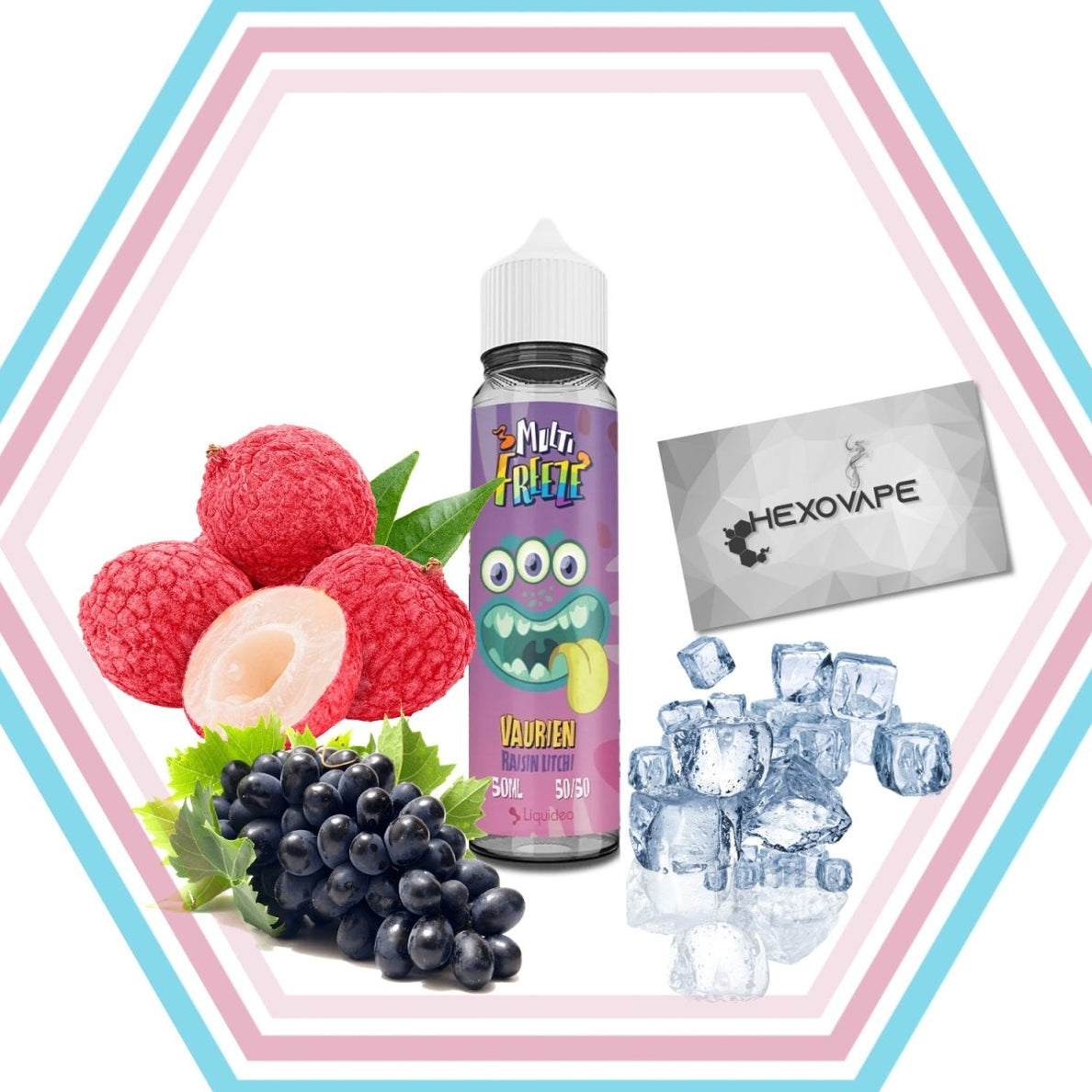 Vaurien Multi Freeze 50ml - Liquideo - Hexovape - E - liquide - Liquidéo - 50ml