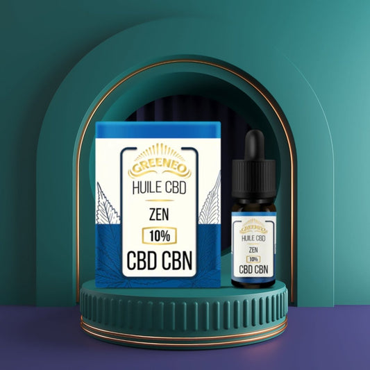 Zen Huile Sublinguale CBD - Greeneo - Hexovape - CBD - Greeneo - CBD