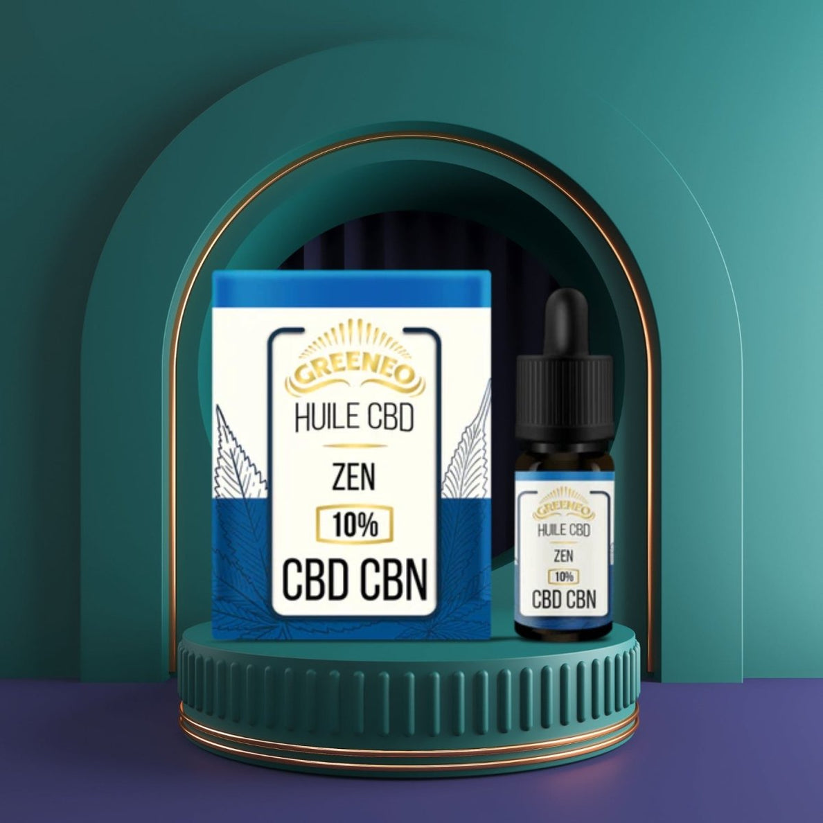 Zen Huile Sublinguale CBD - Greeneo - Hexovape - CBD - Greeneo - CBD
